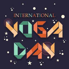 International Yoga Day.