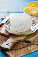 Homemade cottage cheese