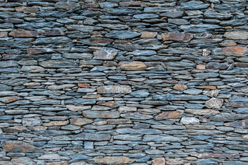 Tightly Stacked Small Stone Wall
