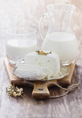 Homemade cottage cheese