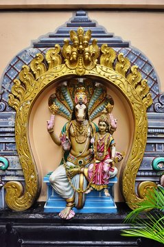 Statues at the Sri Krishnan Bagawan Temple
