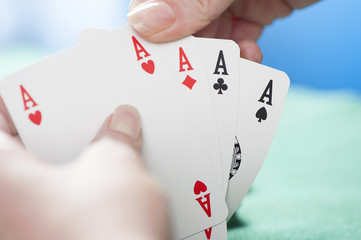 Poker of aces