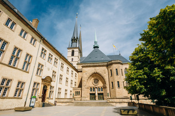 Notre-dame Cathedral, Luxembourg Is The Roman Catholic Cathedral