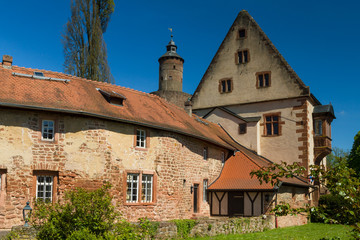 Fototapeta na wymiar Mittelalterliches Schloss von Büdingen, Hessen, Deutschland