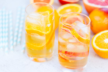 Summer citrus drinks