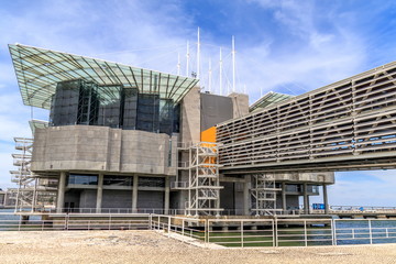 Oceanário no Parque das Nações em Lisboa