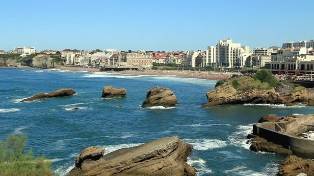 La ville de Biarritz