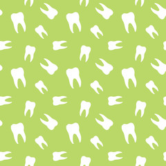 Seamless Teeth Medical Pattern