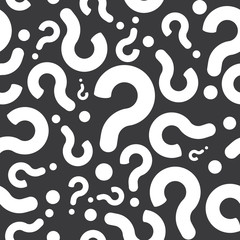 Seamless Question Mark Pattern