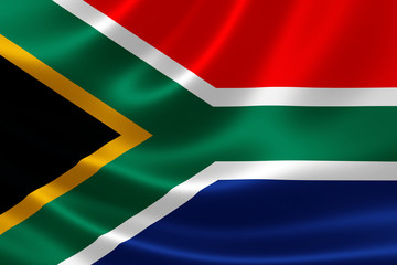 Fototapeta premium Republic of South Africa's National Flag