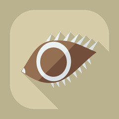 Flat modern design with shadow icon optics