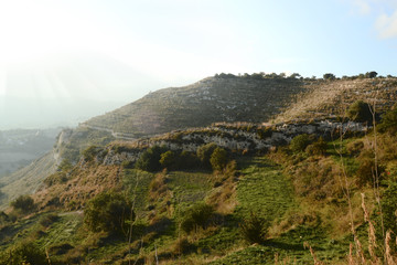 Fototapeta na wymiar Paesaggio di montagna