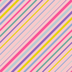 Abstract colorful diagonal striped background.