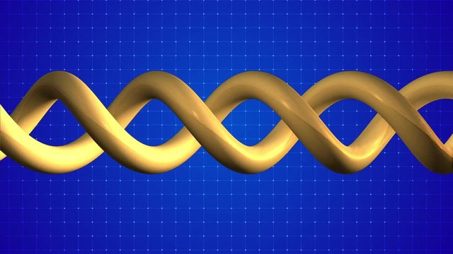 Golden spiral in motion- 3D Animation