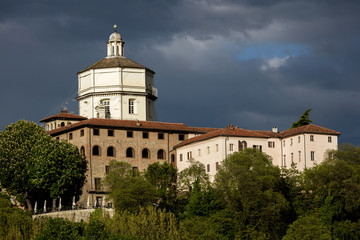 Fototapeta na wymiar Santa Maria di Monte dei Cappuccini church in Turin, Italy