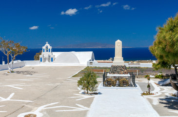 Oia. Greek church.