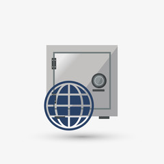 Money design. Financial item icon. White background, isolated il