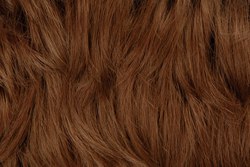 brown artificial hairs, textured background