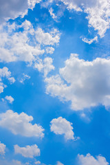 blue sky with clouds