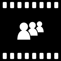 Add new user account flat icon for apps