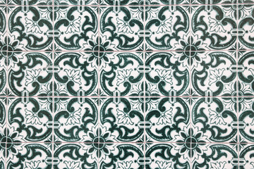 Vintage azulejos, traditional Portuguese tiles
