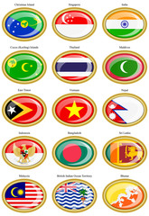 Flags of the Southern Asia