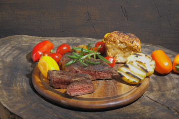 Grilled fillet of beef