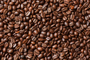 Coffee beans background