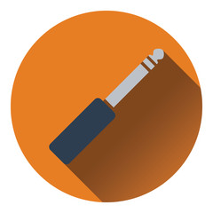 Music jack plug-in icon