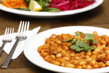 bean meal - stock image