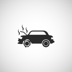 car crash icon