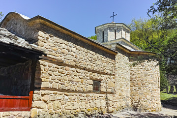 Fototapeta na wymiar Old Church of Temski monastery St. George, Pirot Region, Republic of Serbia