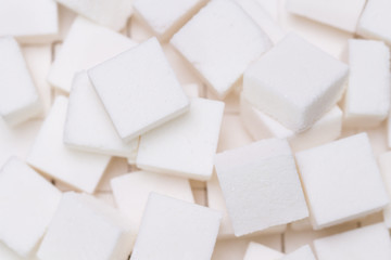 sugar cubes close up design  for background