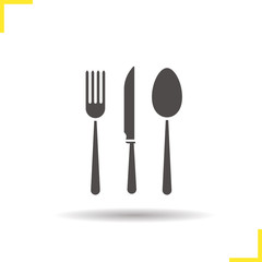 Cutlery set icon