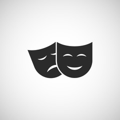 theater mask icon