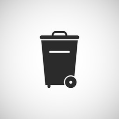 wheelie trash icon