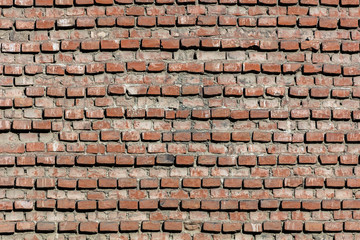 Medieval brick wall of the Pavia's Cathedral