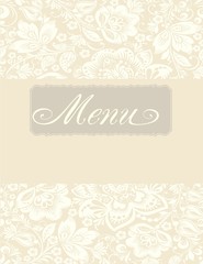 Restaurant menu design. Vector menu brochure template for cafe, coffee house, restaurant, bar. Food and drinks design. Crumpled vintage paper background