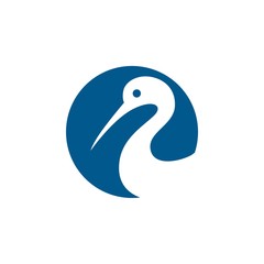 Heron logo vector