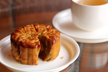 Moon Cake and Chinese Tea