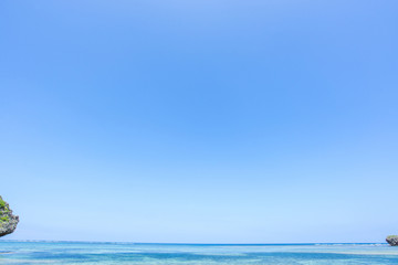 Fototapeta na wymiar 沖縄のビーチ・アクナ浜 