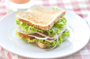 ham and cheese sandwich