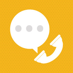Call center design. Communication icon. flat illustration, vecto