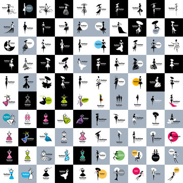 vector logo girls