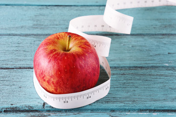 Apple with Measurement