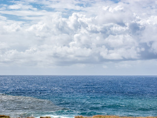 When the Storm is Coming to Anakena beach