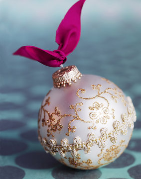 Christmas Ornament on table