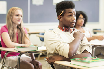 Students in classroom during lesson