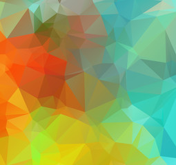 Background abstract geometric rumpled triangular polygon style