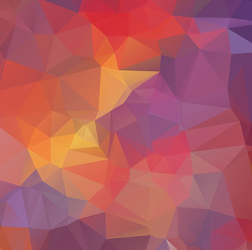 Background abstract geometric rumpled triangular polygon style
